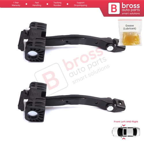 2 Pieces Front Door Stop Check Assy Limiter Strap for Audi A5 S5 RS5 MK2 II B9 F5 2016-2024 8W6837249