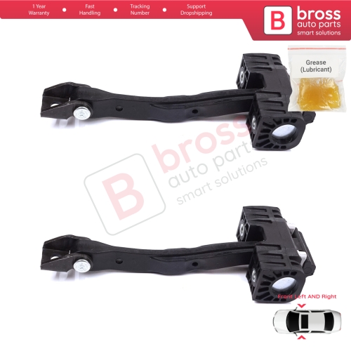 2 Pieces Front Door Stop Check Assy Limiter Strap for Audi A5 S5 RS5 MK2 II B9 F5 2016-2024 8W6837249