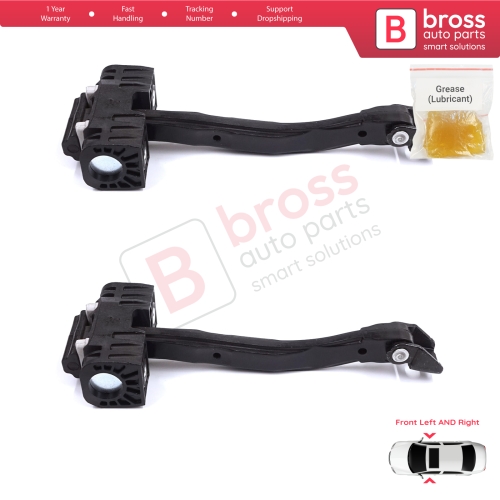 2 Pieces Front Door Stop Check Assy Limiter Strap for Audi Q5 SQ5 MK2 II FY 80A 2016-2025 80A837249