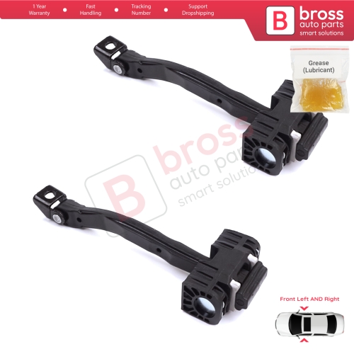2 Pieces Front Door Stop Check Assy Limiter Strap for Audi Q5 SQ5 MK2 II FY 80A 2016-2025 80A837249