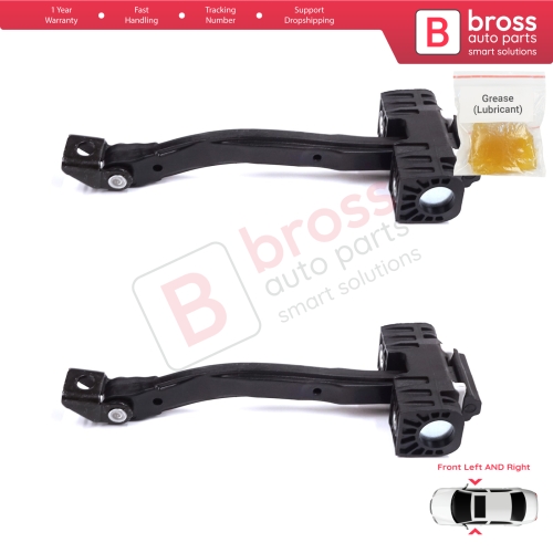 2 Pieces Front Door Stop Check Assy Limiter Strap for Audi Q5 SQ5 MK2 II FY 80A 2016-2025 80A837249