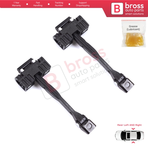2 Pieces Rear Door Stop Check Assy Limiter Strap for Audi Q5 SQ5 MK2 II FY 80A 2016-2025 80A839249