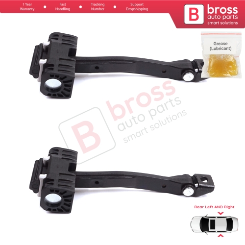 2 Pieces Rear Door Stop Check Assy Limiter Strap for Audi Q5 SQ5 MK2 II FY 80A 2016-2025 80A839249