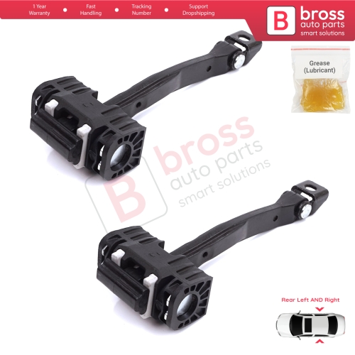 2 Pieces Rear Door Stop Check Assy Limiter Strap for Audi Q5 SQ5 MK2 II FY 80A 2016-2025 80A839249