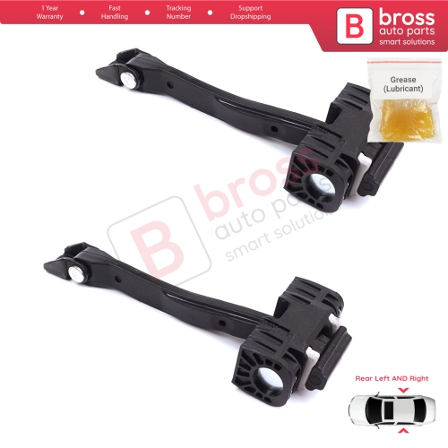 2 Pieces Rear Door Stop Check Assy Limiter Strap for Audi Q5 SQ5 MK2 II FY 80A 2016-2025 80A839249