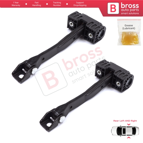 2 Pieces Rear Door Stop Check Assy Limiter Strap for Audi Q5 SQ5 MK2 II FY 80A 2016-2025 80A839249