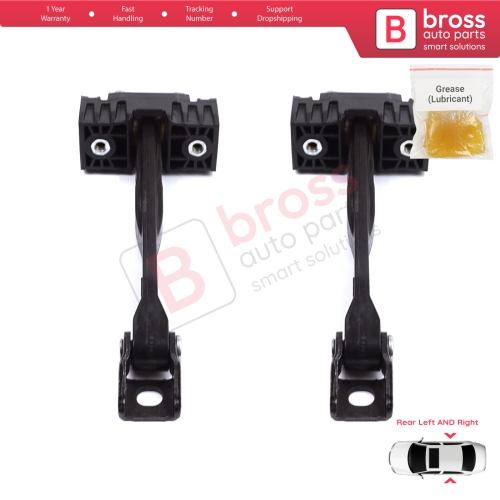 2 Pieces Rear Door Stop Check Assy Limiter Strap for Audi Q5 SQ5 MK2 II FY 80A 2016-2025 80A839249
