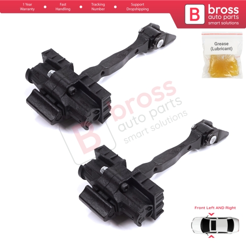 2 Pieces Front Door Stop Check Assy Limiter Strap for Seat Toledo MK4 KG Skoda Rapid 2012-2019 5JA837249E