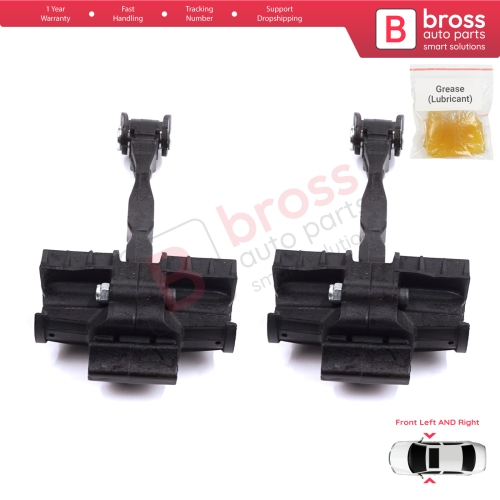 2 Pieces Front Door Stop Check Assy Limiter Strap for Seat Toledo MK4 KG Skoda Rapid 2012-2019 5JA837249E