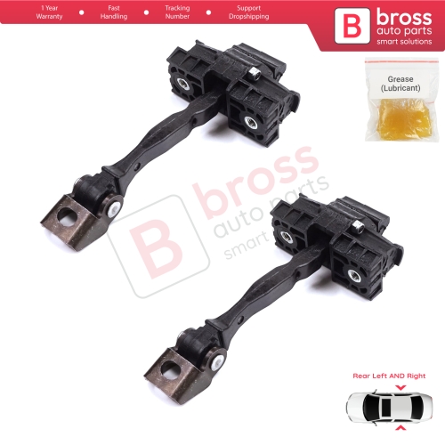 2 Pieces Rear Door Stop Check Assy Limiter Strap for Seat Toledo MK4 KG Skoda Rapid 2012-2019 5JA839249E