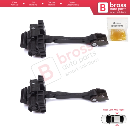 2 Pieces Rear Door Stop Check Assy Limiter Strap for Seat Leon MK3 5F ST 5F1 5F8 2012-2020 5F4839203A