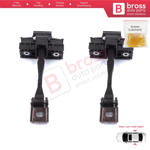 2 Pieces Rear Door Stop Check Assy Limiter Strap for Seat Leon MK3 5F ST 5F1 5F8 2012-2020 5F4839203A