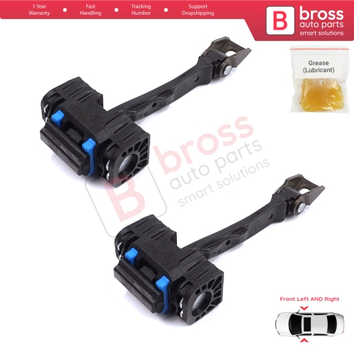 2 Pieces Front Door Stop Check Assy Limiter Strap for Seat Ibiza MK4 IV SC 6J1 6P5 2008-2018 Coupe Sportcoupe 6J3837249D