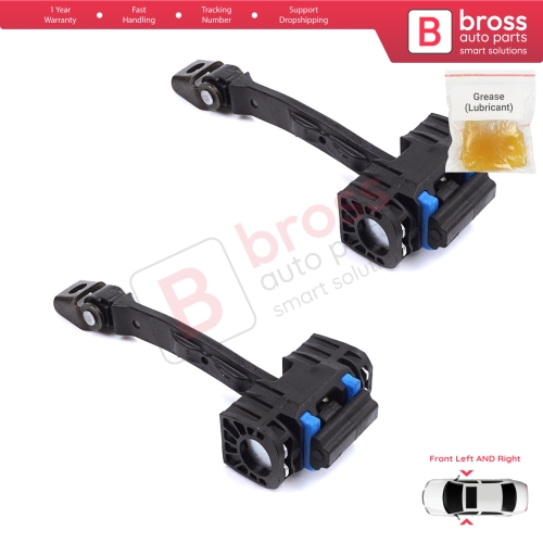 2 Pieces Front Door Stop Check Assy Limiter Strap for Seat Ibiza MK4 IV SC 6J1 6P5 2008-2018 Coupe Sportcoupe 6J3837249D