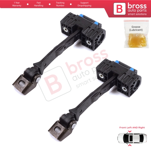2 Pieces Front Door Stop Check Assy Limiter Strap for Seat Ibiza MK4 IV SC 6J1 6P5 2008-2018 Coupe Sportcoupe 6J3837249D
