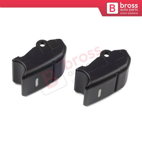 2 Pieces Window Switch Button Cover Cap YUD501570PVJ for Land Rover Range Rover Sport MK1 L320 2005-2009 Pre Facelift