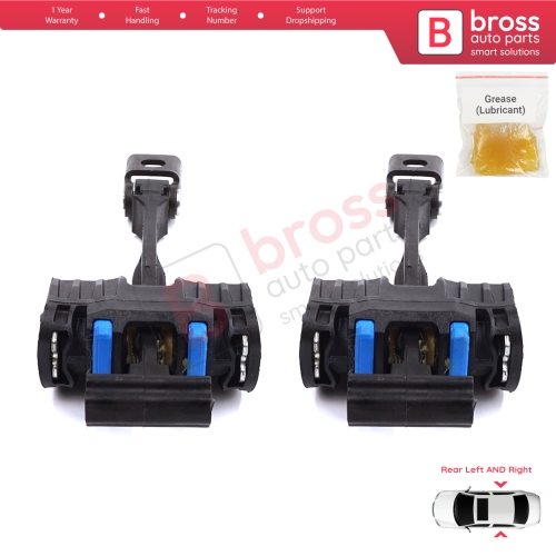 2 Pieces Rear Door Stop Check Assy Limiter Strap for Seat Ibiza MK4 IV 6J 6P ST 2008-2017 6J4839249B