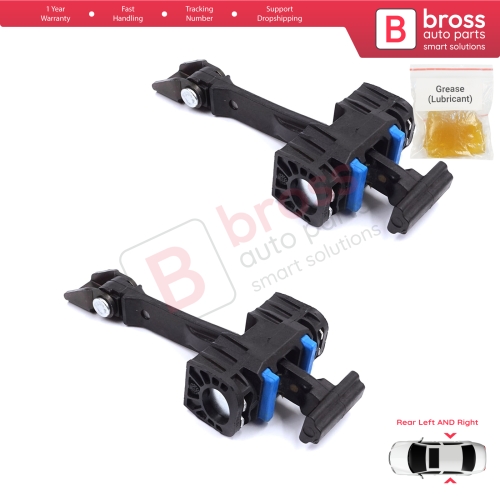 2 Pieces Rear Door Stop Check Assy Limiter Strap for Seat Ibiza MK4 IV 6J 6P ST 2008-2017 6J4839249B
