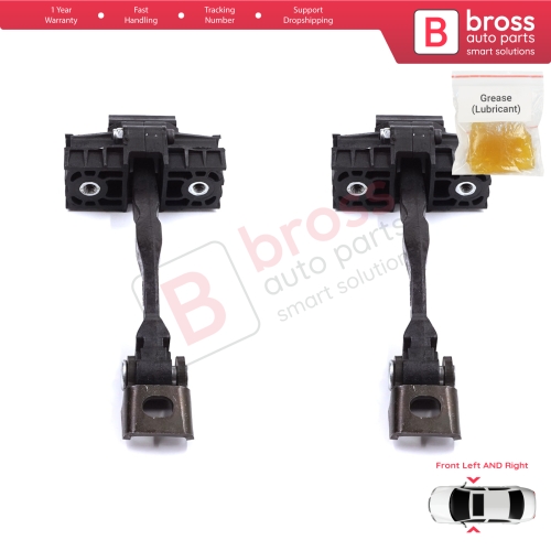 2 Pieces Front Door Stop Check Assy Limiter Strap for Seat Ibiza MK5 V 6F KJ1 Arona KJ 2017-On 6F0837179