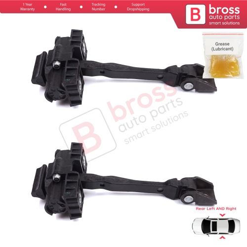 2 Pieces Rear Door Stop Check Assy Limiter Strap for Seat Ibiza MK5 V 6F KJ1 Arona KJ 2017-On 6F0839179
