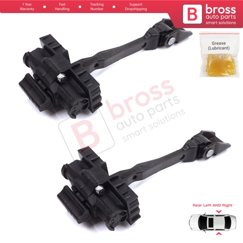 2 Pieces Rear Door Stop Check Assy Limiter Strap for Seat Ibiza MK5 V 6F KJ1 Arona KJ 2017-On 6F0839179