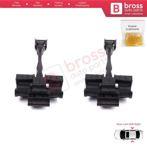 2 Pieces Rear Door Stop Check Assy Limiter Strap for Seat Ibiza MK5 V 6F KJ1 Arona KJ 2017-On 6F0839179