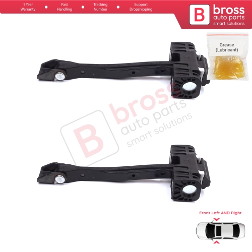 2 Pieces Front Door Stop Check Assy Limiter Strap for Skoda Karoq NU7 ND7 Seat Cupra Ateca KH 57A837203