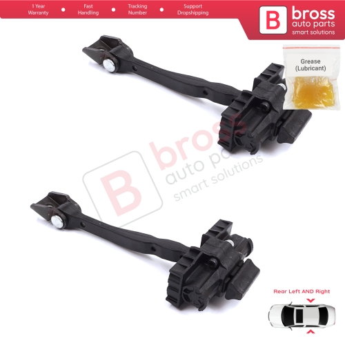 2 Pieces Rear Door Stop Check Assy Limiter Strap for Skoda Karoq NU7 ND7 Seat Cupra Ateca KH 57A839203
