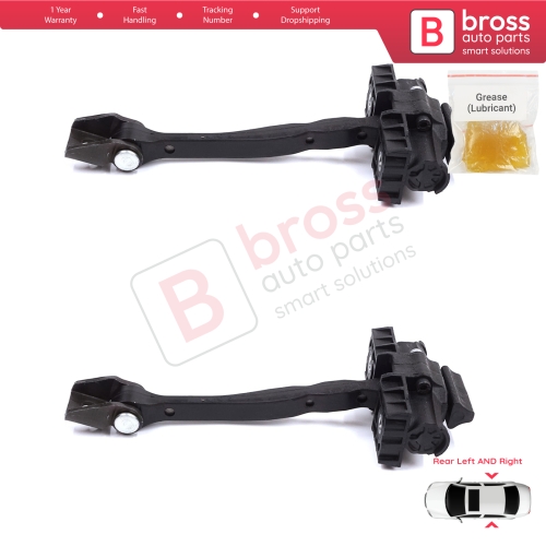 2 Pieces Rear Door Stop Check Assy Limiter Strap for Skoda Karoq NU7 ND7 Seat Cupra Ateca KH 57A839203