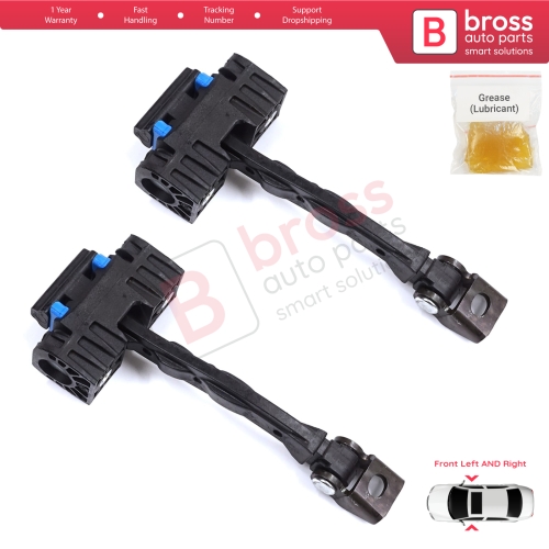 2 Pieces Front Door Stop Check Assy Limiter Strap for Seat Alhambra VW Sharan MK2 II 7N 2010-2023 7N0837249