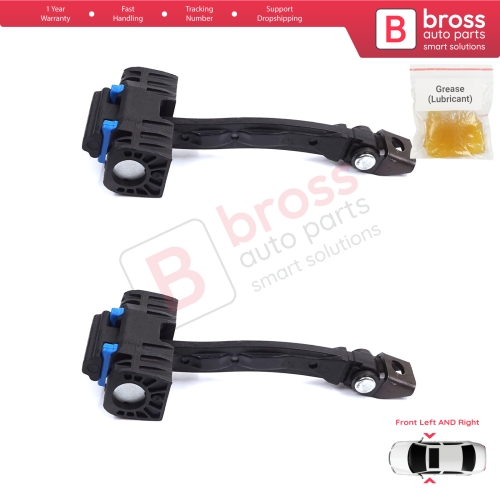 2 Pieces Front Door Stop Check Assy Limiter Strap for Seat Alhambra VW Sharan MK2 II 7N 2010-2023 7N0837249