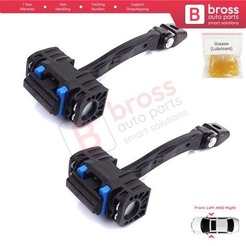 2 Pieces Front Door Stop Check Assy Limiter Strap for Seat Alhambra VW Sharan MK2 II 7N 2010-2023 7N0837249