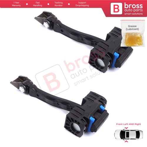 2 Pieces Front Door Stop Check Assy Limiter Strap for Seat Alhambra VW Sharan MK2 II 7N 2010-2023 7N0837249