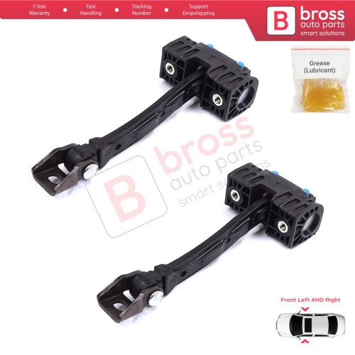 2 Pieces Front Door Stop Check Assy Limiter Strap for Seat Alhambra VW Sharan MK2 II 7N 2010-2023 7N0837249