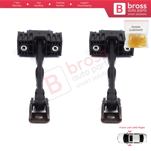 2 Pieces Front Door Stop Check Assy Limiter Strap for Seat Alhambra VW Sharan MK2 II 7N 2010-2023 7N0837249