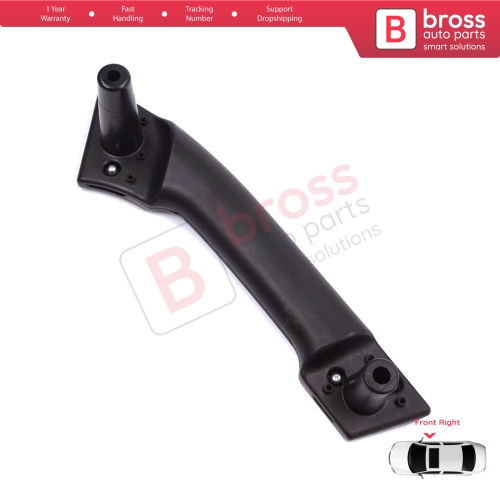 Front Right Inner Door Handle Grip Black for Renault Master MK3 Nissan NV400 Interstar Vauxhall Opel Movano B 8200730607