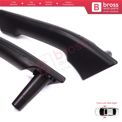 Front Inner Door Handle Grip Black Left Right for Renault Master MK3 Nissan NV400 Interstar Vauxhall Opel Movano B 8200730608