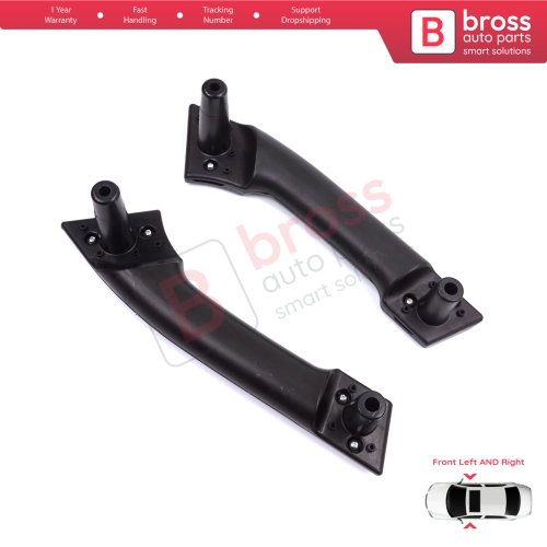 Front Inner Door Handle Grip Black Left Right for Renault Master MK3 Nissan NV400 Interstar Vauxhall Opel Movano B 8200730608