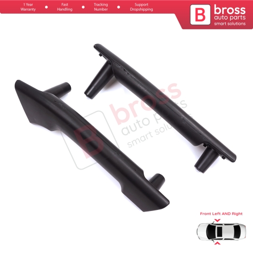 Front Inner Door Handle Grip Black Left Right for Renault Master MK3 Nissan NV400 Interstar Vauxhall Opel Movano B 8200730608