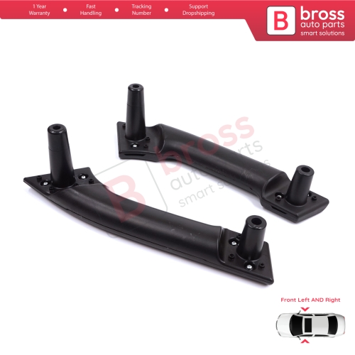 Front Inner Door Handle Grip Black Left Right for Renault Master MK3 Nissan NV400 Interstar Vauxhall Opel Movano B 8200730608
