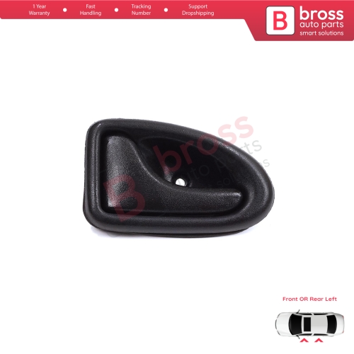 Inner Door Handle Left Black Rod Type for Renault Clio 2 Scenic Megane 1 Trafic Master 2 Mascott Logan 1 Movano Vivaro A Interstar Primastar 1 Daily 7700434716 