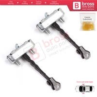 2 Pieces Front Door Stop Check Assy Limiter Strap for Toyota Corolla MK10 E15 2006-2013 6861002130