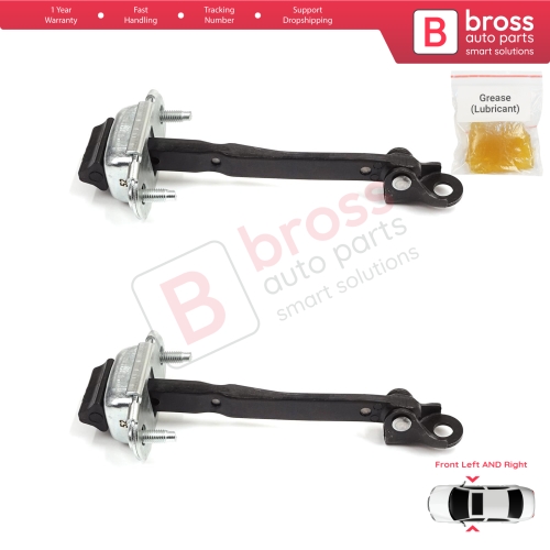 2 Pieces Front Door Stop Check Assy Limiter Strap for Dacia Renault Sandero MK3 LJI Jogger Logan LJI Taliant 804303250R