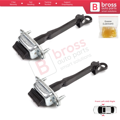 2 Pieces Front Door Stop Check Assy Limiter Strap for Dacia Renault Sandero MK3 LJI Jogger Logan LJI Taliant 804303250R