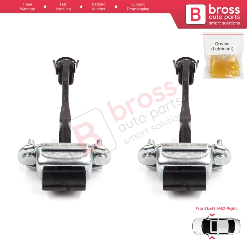 2 Pieces Front Door Stop Check Assy Limiter Strap for Dacia Renault Sandero MK3 LJI Jogger Logan LJI Taliant 804303250R