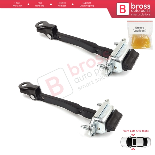 2 Pieces Front Door Stop Check Assy Limiter Strap for Dacia Renault Sandero MK3 LJI Jogger Logan LJI Taliant 804303250R