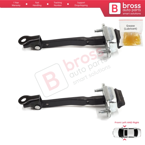 2 Pieces Front Door Stop Check Assy Limiter Strap for Dacia Renault Sandero MK3 LJI Jogger Logan LJI Taliant 804303250R