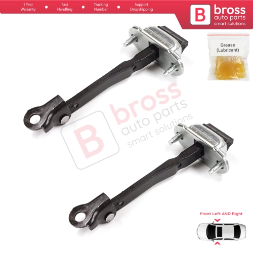 2 Pieces Front Door Stop Check Assy Limiter Strap for Dacia Renault Sandero MK3 LJI Jogger Logan LJI Taliant 804303250R