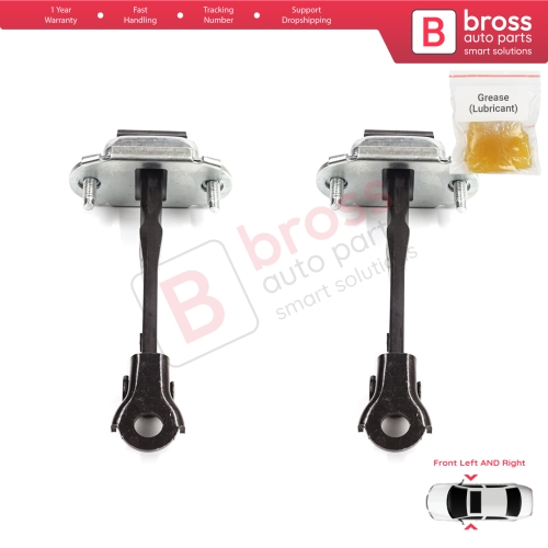 2 Pieces Front Door Stop Check Assy Limiter Strap for Dacia Renault Sandero MK3 LJI Jogger Logan LJI Taliant 804303250R