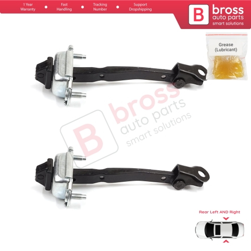 2 Pieces Rear Door Stop Check Assy Limiter Strap for Dacia Renault Sandero MK3 LJI Logan LJI Taliant 824308415R